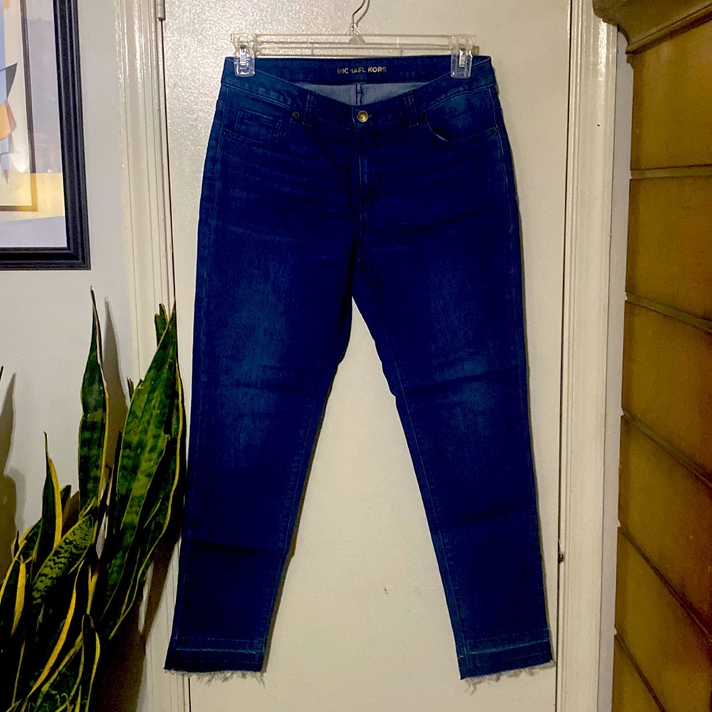 Michael kors Izzy skinny dark wash jeans size 6